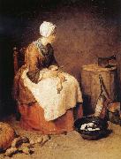 Jean Baptiste Simeon Chardin The Kitchen Maid Sweden oil painting artist